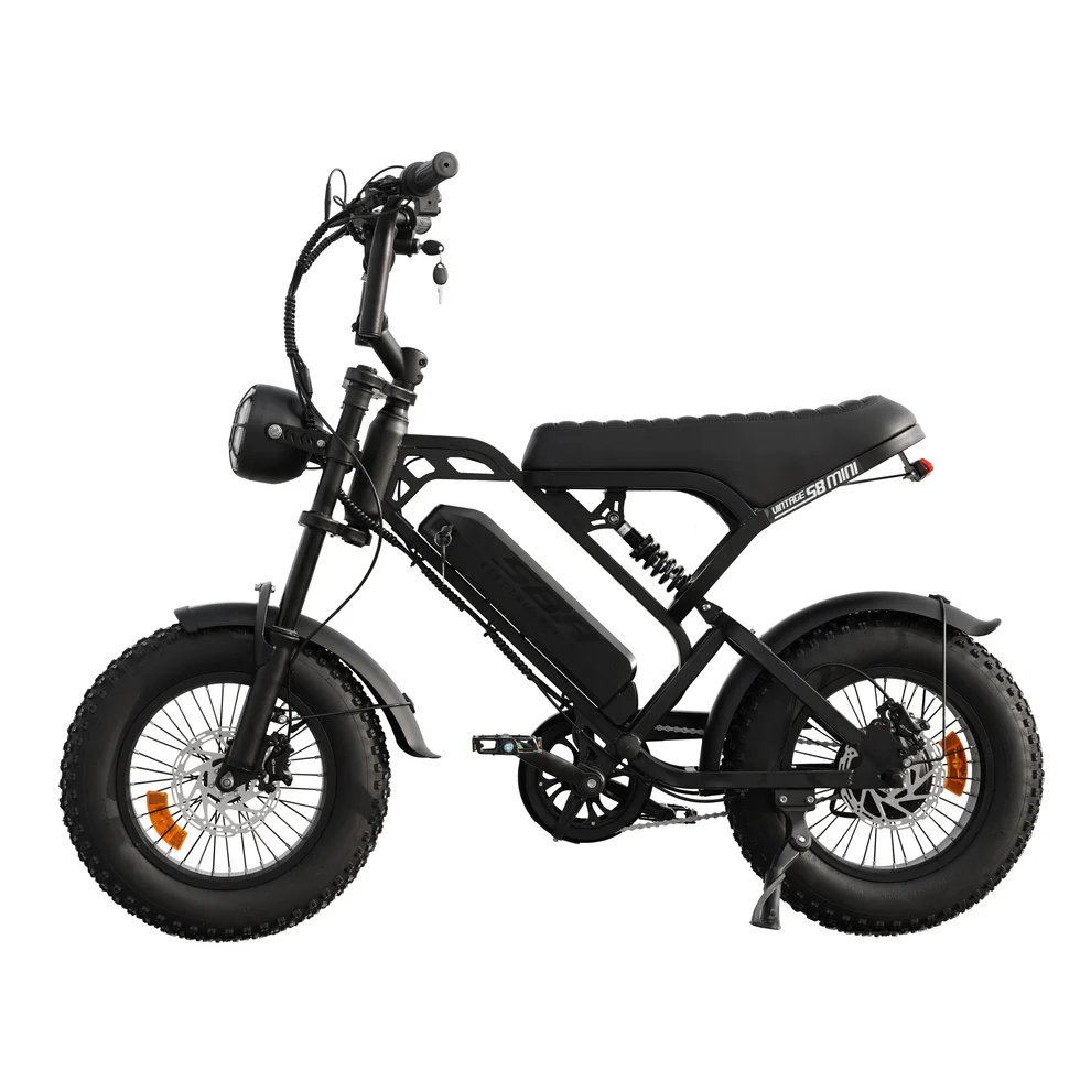S8 Mini Vintage 350W – Vélo électrique compact 40 km d’autonomie — Casablanca, Maroc